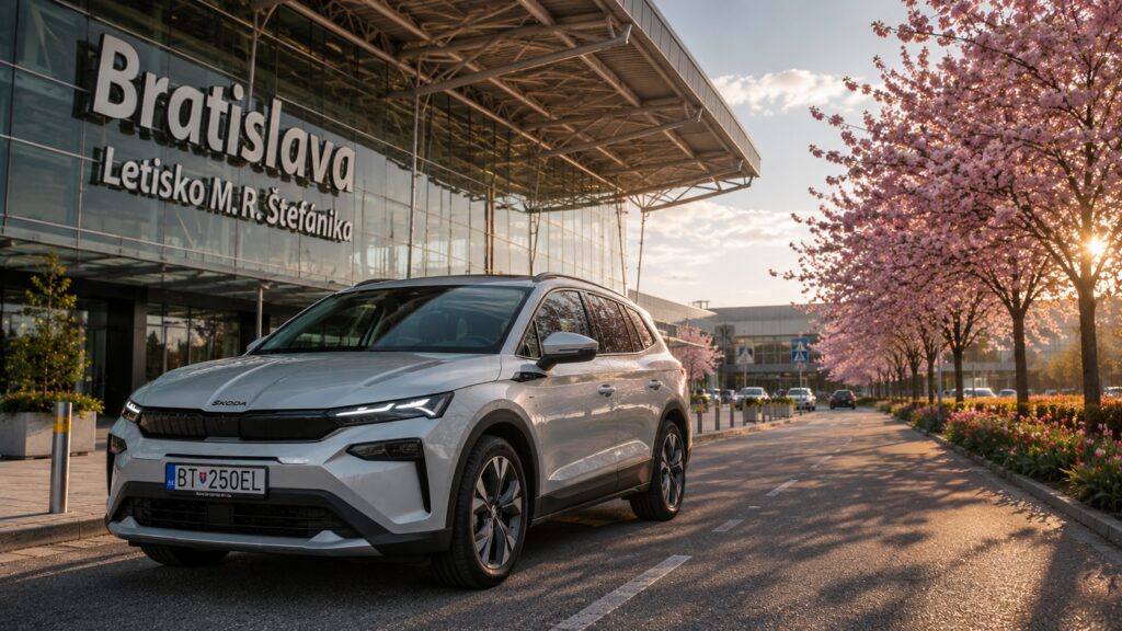 Pohodlný, spoľahlivý a lacný transfer Škodou Elroq na letisko zo Žiliny a okolia | transfer-letisko.sk